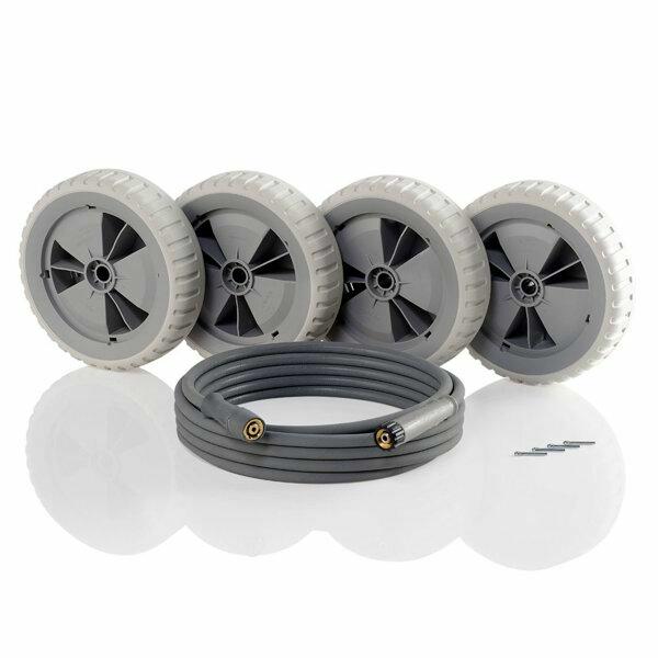 Kit roues/flexible anti-trace valable pour grand quadro/therm-1/therm RP sans enrouleur