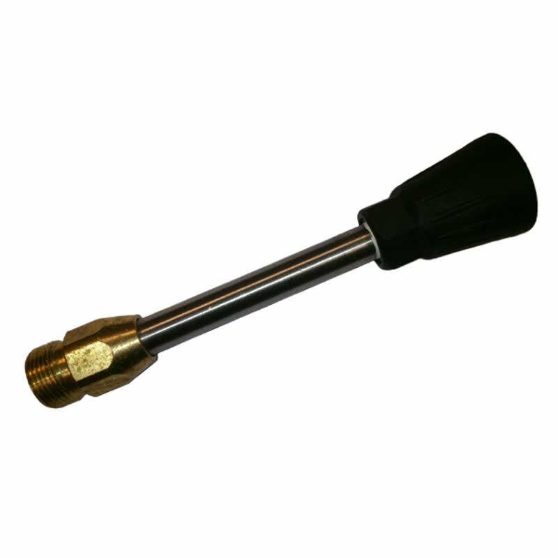 Lans 100 mm inox zonder sproeier (incl. 13370 en 26002)